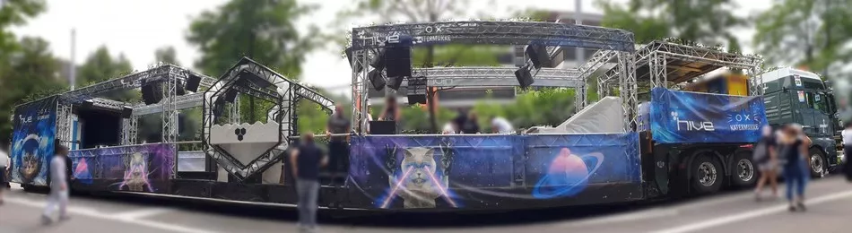 Megatron Veranstaltungstechnik AG Hive Street Parade Lovemobile