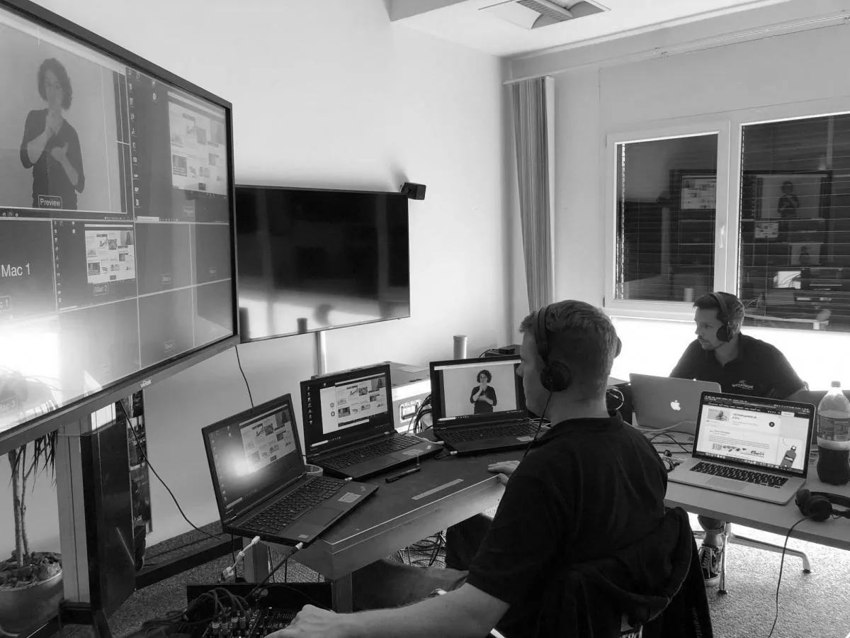 Megatron Veranstaltungstechnik AG Webkonferenz Uni Basel